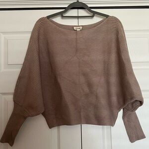 Dolman sleeve sweater